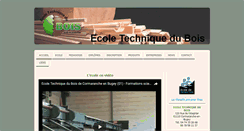 Desktop Screenshot of ecoletechniquedubois.com